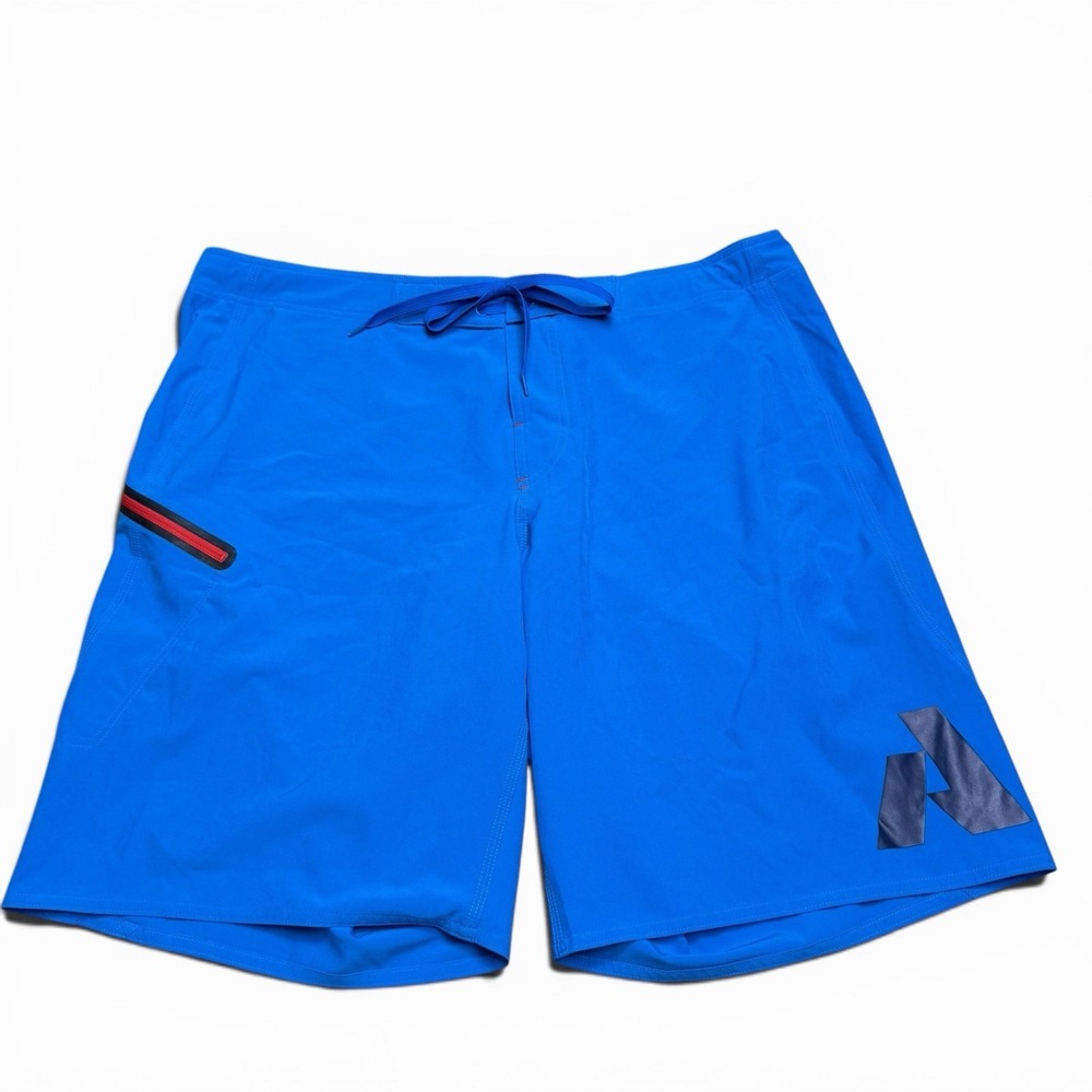 Eddie Bauer First Ascent Board Shorts Men's Sz 40 Blue Drawstring Outdoor Hike